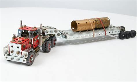 Meccano Conventional Truck With Low Loader By Philip Webb Meccano