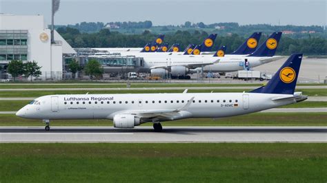Flickrphyhqeq Lufthansa Cityline Embraer E190 200lr E195