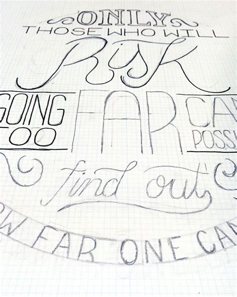 Hand Lettering Process On Behance