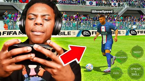 Ishowspeeds First Time Playing Fifa Mobile Youtube