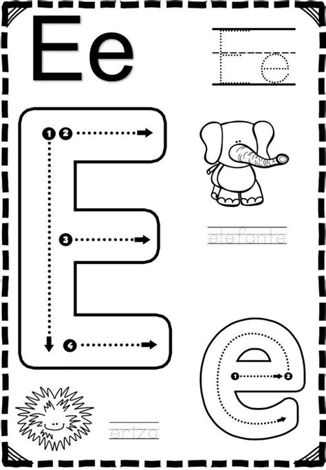 Fichas Abecedario Direccional Actividades Del Alfabeto En Preescolar