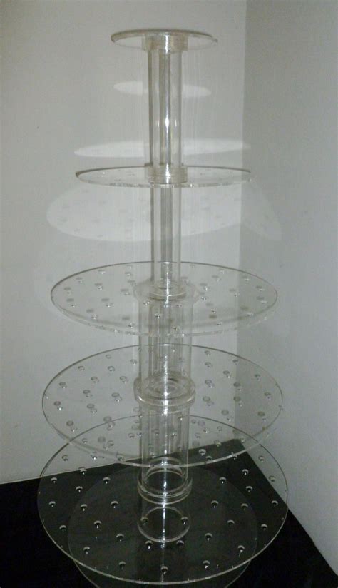 5 Tier Acrylic Stand That Holds 140 Push Up Pop Containers Push Pop