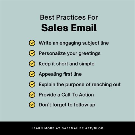 Cold Email Templates For Sales And Best Practices Safemailer