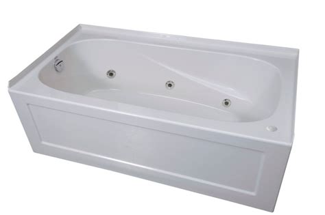 The home depot, inc is responsible for this page. Mirolin Tuscon 2 Acrylic Whirlpool Bathtub, Left Hand ...