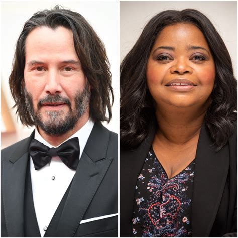 Keanu Reeves Made Octavia Spencer Cry Like A Baby On Her Birthday