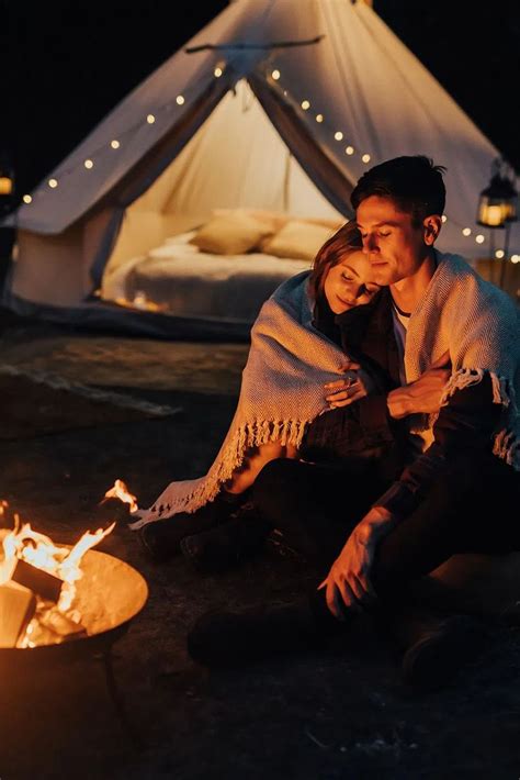 Campfire Couple Shoot Camping Couple Shoot Yosemite Adventure