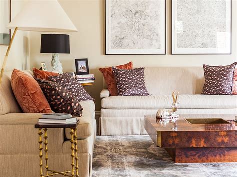 7 Living Rooms To Inspire A Refresh Oversized Coffee Table Earthy Chic
