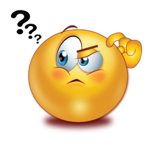 Download emoji png transparent and use any clip art,coloring,png graphics in your website, document or presentation. Download High Quality thinking emoji transparent question ...