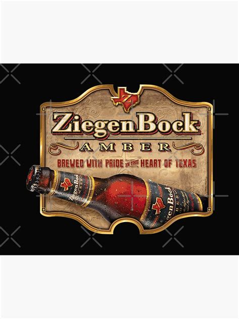 Póster Copia De Los Logotipos De Classic Retro Brewery Ziegenbock De