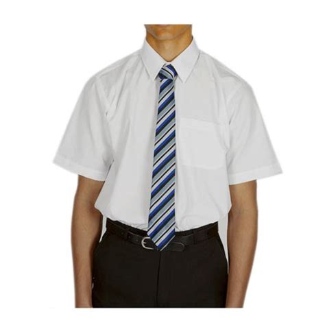 Toseemo Summer School Uniform White Plain Shirt Rs 130 Piece Id