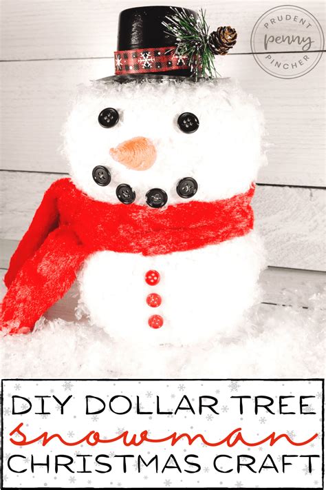 Diy Dollar Tree Snowman Decoration Prudent Penny Pincher