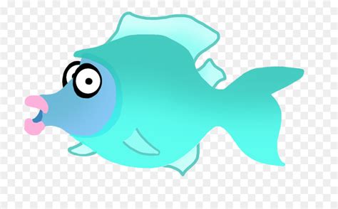 Fish Animation Drawing Blue Cartoon Fish Vector Png Download 2267