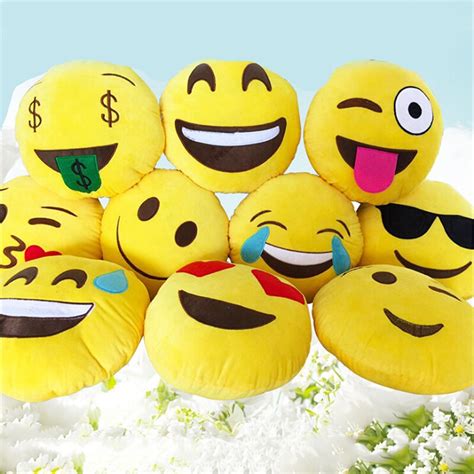 Buy Bedding Set Back Cushion Soft Emoji Pillow Smiley
