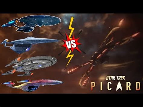 Titan A Enterprise F Stargazer Excelsior Vs Shrike Star Trek Picard Season