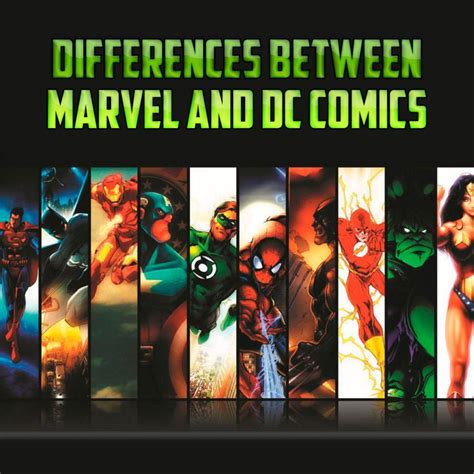 Differences Between Marvel And Dc Comicsel1080x1080 Essaysleader