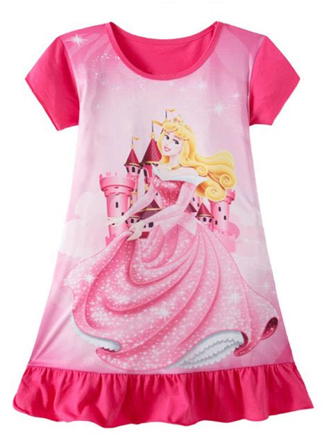 Multitrust Toddler Baby Girls Rapunzel Belle Aurora Princess Print