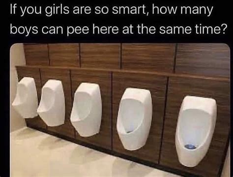 how many guys can pee here at once memes