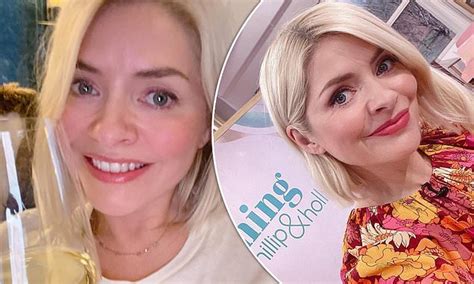 holly willoughby looks radiant as she shares a selfie while enjoying a glass of wine at home