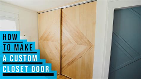 How To Make Custom Sliding Closet Doors Youtube