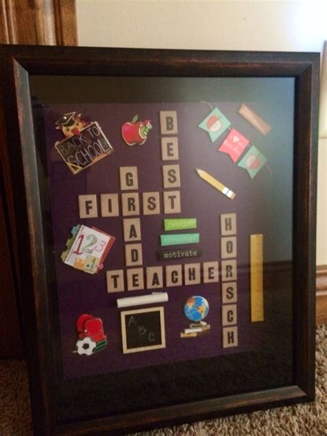We did not find results for: Teacher Christmas gift. Scrabble shadow box. | Teacher ...