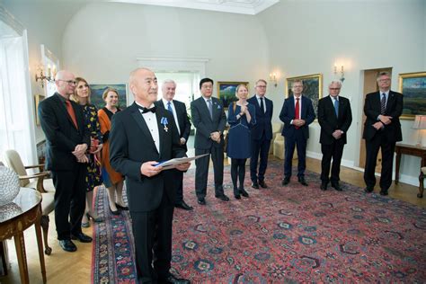 Alex was then prevented from undertaking management responsibilities. Toshizo Watanabe awarded the Icelandic Order of the Falcon | University of Iceland