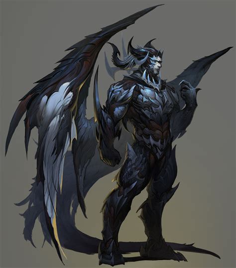 Dragon01 By Cheolseung On Artstation Demon Art Fantasy Demon