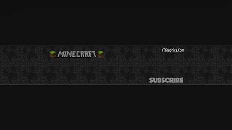 Minecraft Channel Art For Youtube