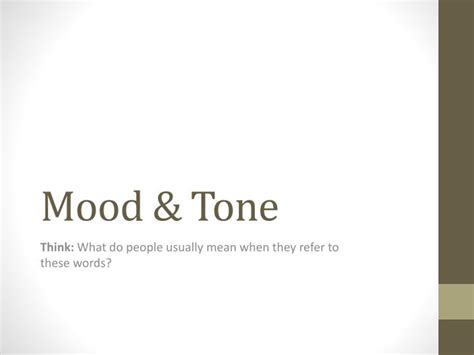 Ppt Mood And Tone Powerpoint Presentation Free Download Id1886530