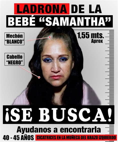 La Paz Se Busca A La Secuestradora De Samantha La Bebé Plagiada De