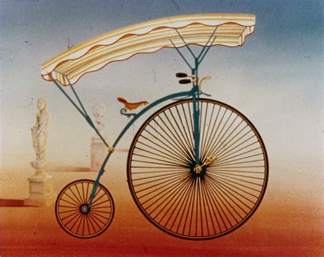 Triumph Tr3 Penny Farthing Holiday Hotel Bicycle Art Weird Stories