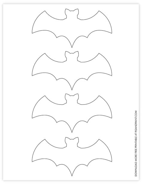 Halloween Bat Stencil Free Printable Printable Blog