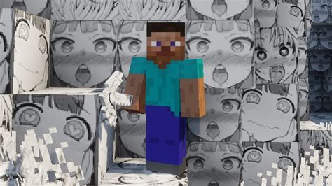 the ahegao minecraft texture pack youtube