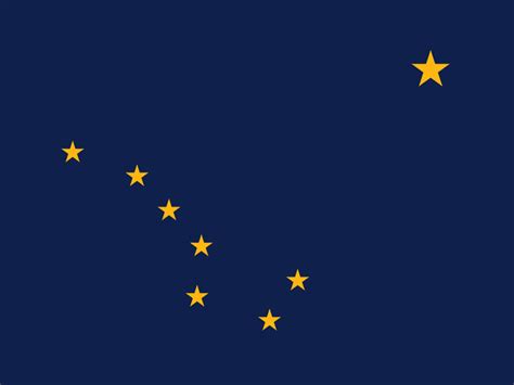 State Flag Of Alaska Usa American Images