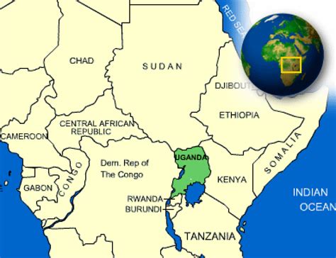 Map Uganda Africa Detailed Political And Administrative Map Of Uganda