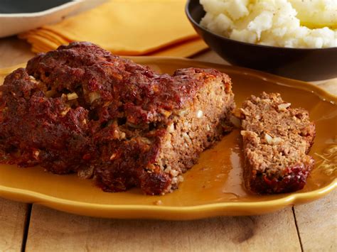 Turkey and beef meatloaf with cranberry glaze. Barbeque Meatloaf | Recipe | Food network recipes, Food ...