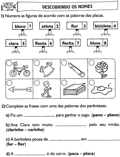 90 Atividades De Português Do 3º Ano Ensino Fundamental Para Imprimir
