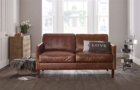 The Columbus Small Leather Sofa Small Leather Sofa Sofas For Small