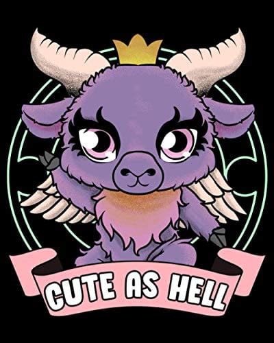 Buy Cute As Hell Cute As Hell Kawaii Baphomet Anime Goth Pun 2021 2022 Weekly Planner