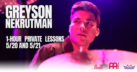 Greyson Netkrutman 1 Hour Drum Lesson Sold Out 2 3