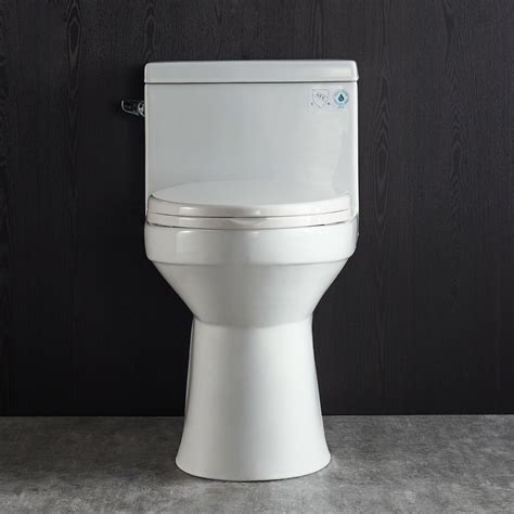 Deervalley One Piece Toilet Comfortable Seat Height Dual Flush