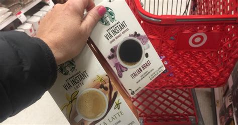 Six New Starbucks Via Coupons Just 347 Per Package At Target After
