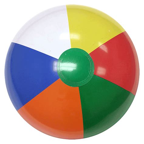 Beach Balls From Small To Giants 20 Inch Multi Color Green Dot Beach