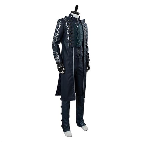 DMC 5 Вергилий косплей костюм пальто униформа наряд костюм Вергилия