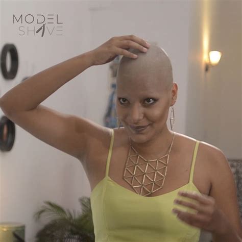 ModelShave Com On Instagram Curly Girl Shaves Her Head Perfectly Smooth Headshave Performed