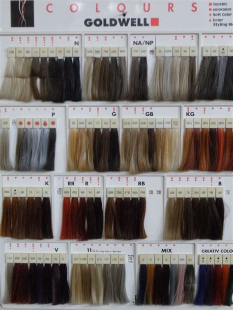 View all products by goldwell. professional hair color swatches | Goldwell Color Swatches ...