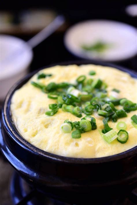 Gyeranjjim Korean Steamed Eggs Korean Bapsang Recipe Korean