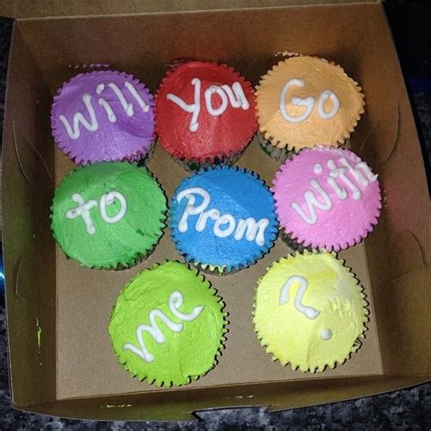 Cupcake Promposal Prom Prom Proposal Asking To Prom Cute Prom
