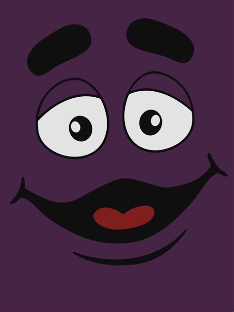 Grimace Mcdonalds Purple Cartoon Meme T Shirt For Sale By
