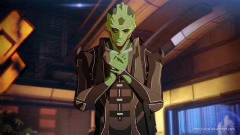 Mass Effect Anime Style Thane By Virak On Deviantart