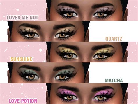 The Sims Resource Kylie Palette With 28 Eyeshadows